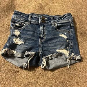 American eagle super ripped jeans shorts